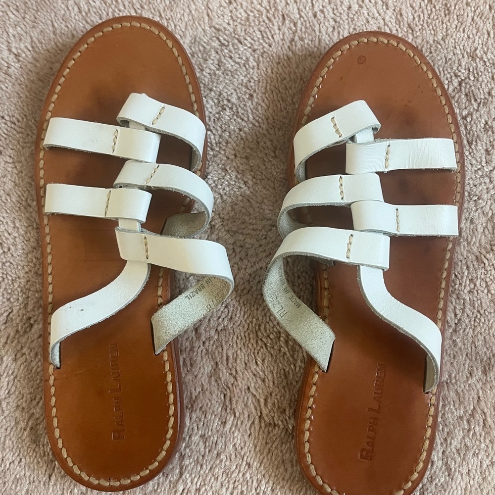 Ralph Lauren leather flats